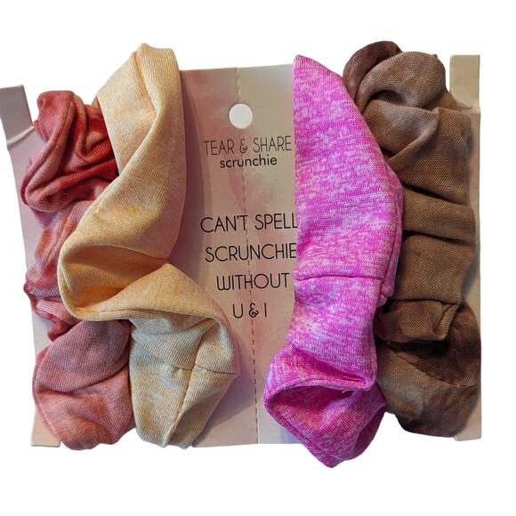 Ponytail Hair Tear and Share Friendship Scrunchie Set - Picture 5 of 5